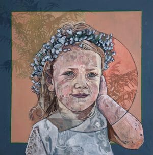 LUNA, 2021, Painting, 119 x 115cm