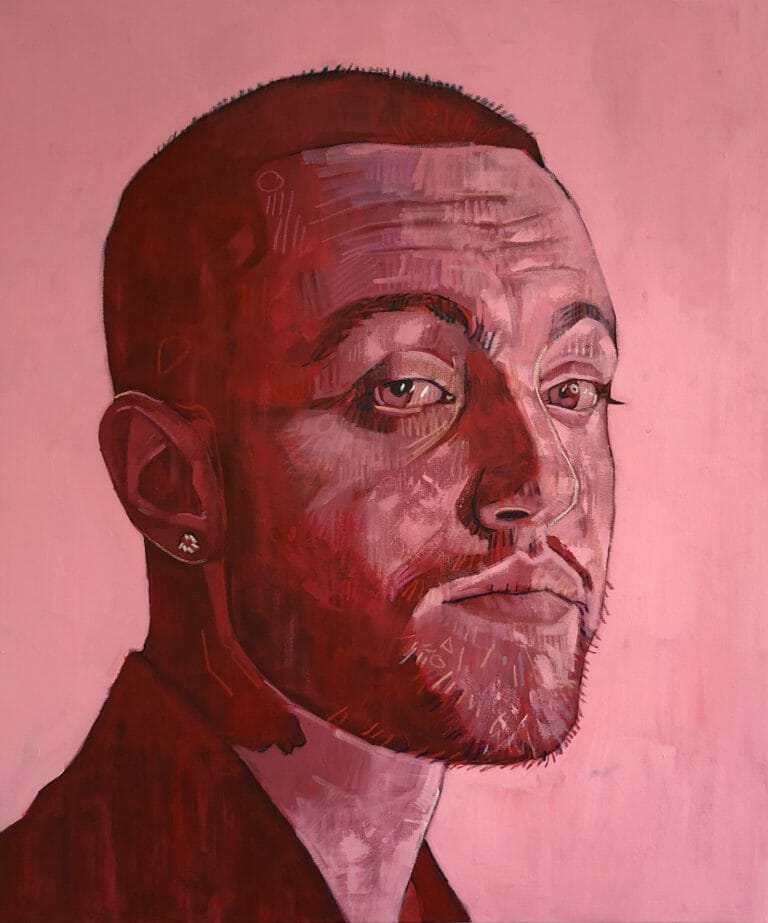 MAC MILLER, 2021, Painting, 108 x 92cm