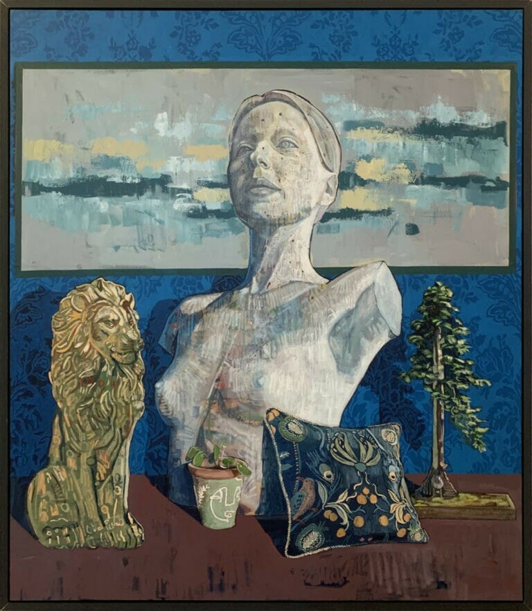 TOTEM: 2021, Painting, 147 x 128cm.